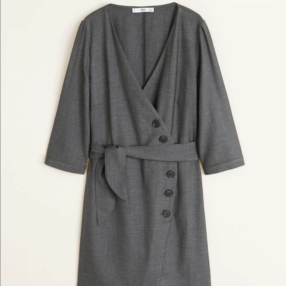 Mango Belt wrap dress - Picture 4 of 7